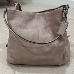Coach Tan Leather Shoulder Bag
